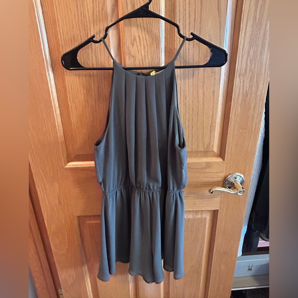 Olive Green Romper